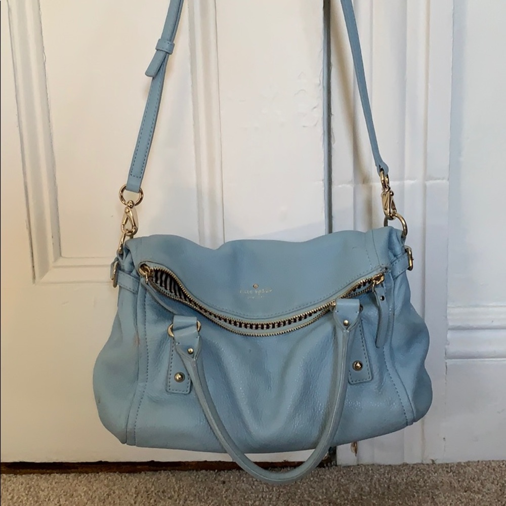 Blue Kate spade hobo bag (fairly used)
